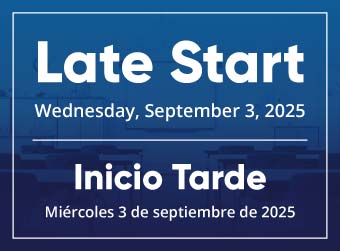 Late Start 9/3- Día de Inicio Tarde